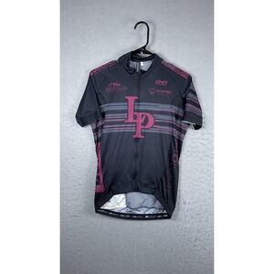 DNA‎ Cycling Lone Peak Knight Riders Cycling Jersey Mens M Black Pink Full Zip